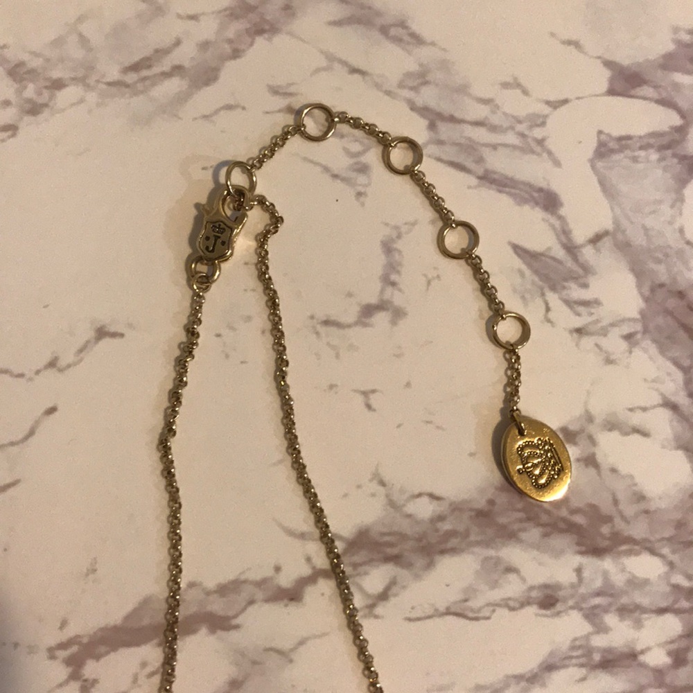 Y2K Juicy Couture Bow and Arrow Swarovski Necklace - Picture 6 of 7